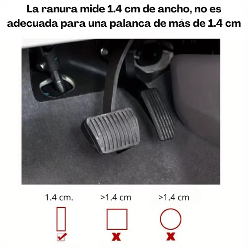TRABA PEDAL PARA AUTO