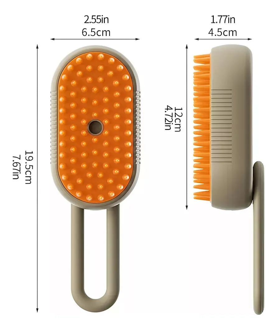 CEPILLO PARA MASCOTAS A VAPOR RECARGABLE