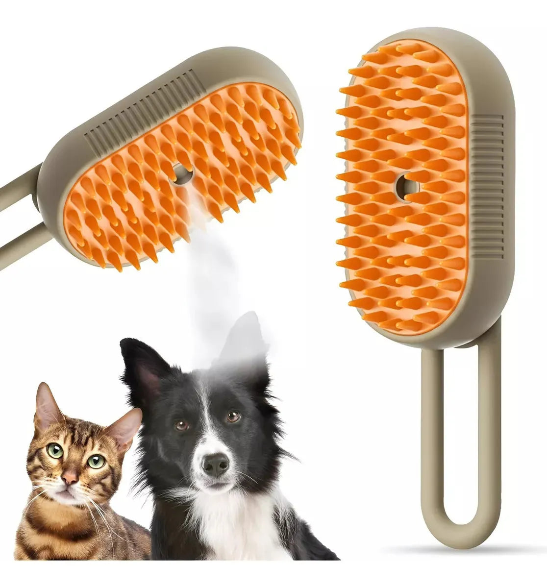 CEPILLO PARA MASCOTAS A VAPOR RECARGABLE